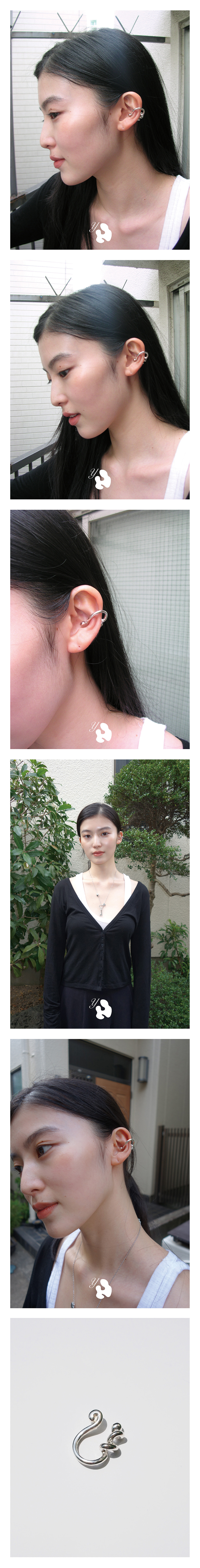 Inodore / harp 2way earcuff (with youyoung logo)