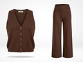 Romy Yelek ve Pantolon Triko Set