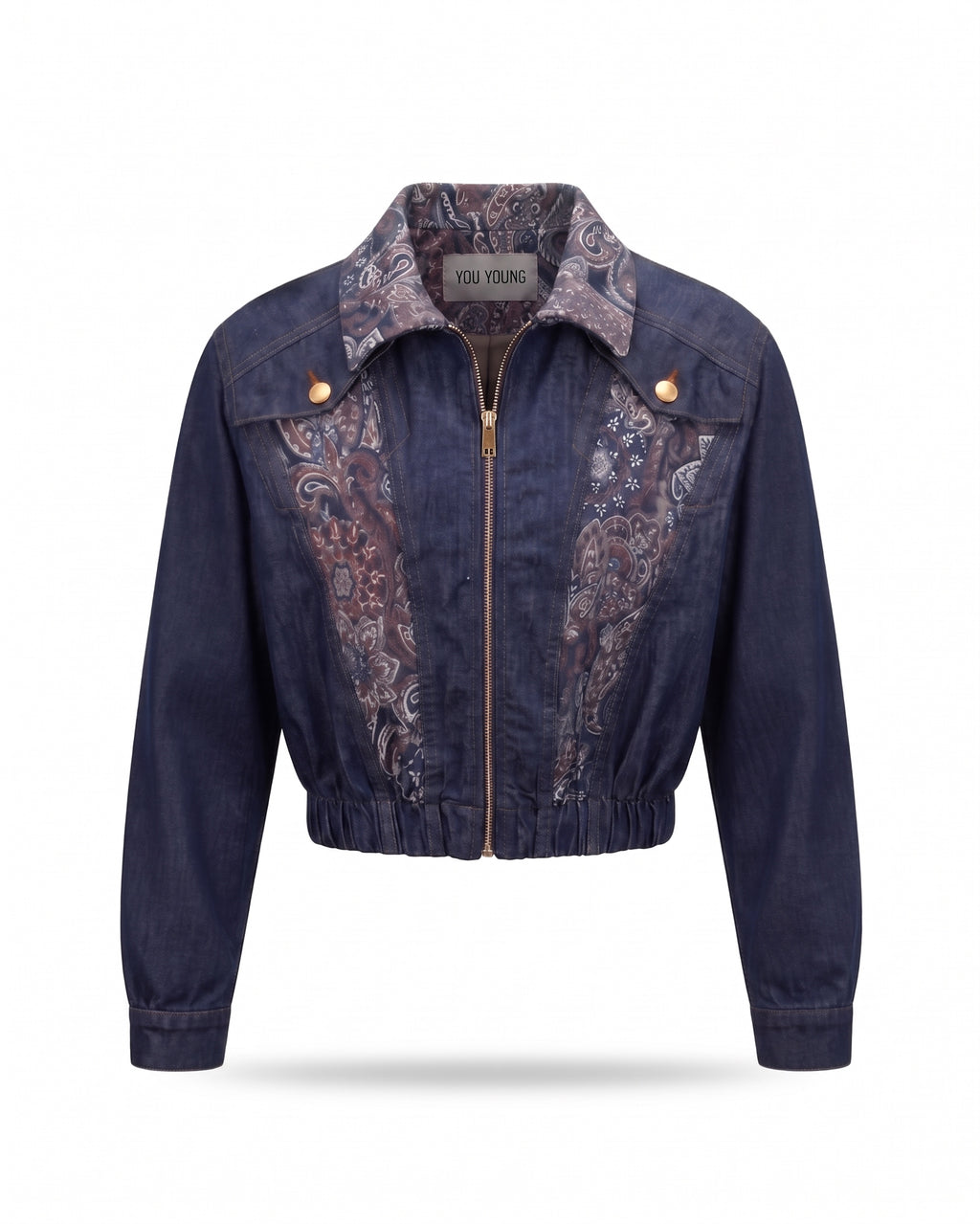 Presley Denim Bomber Ceket ve Pantolon Set
