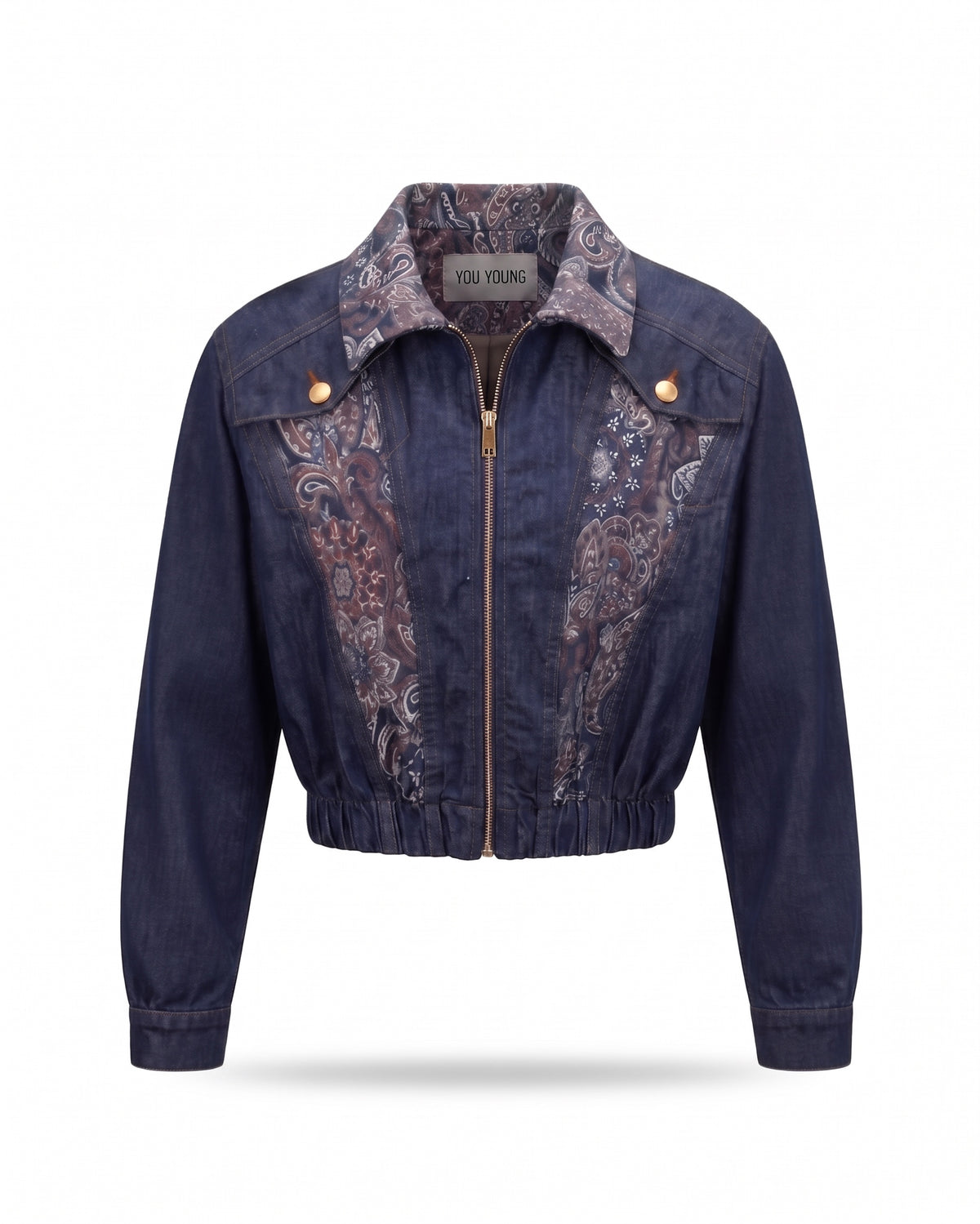 Presley Denim Bomber Ceket ve Pantolon Set