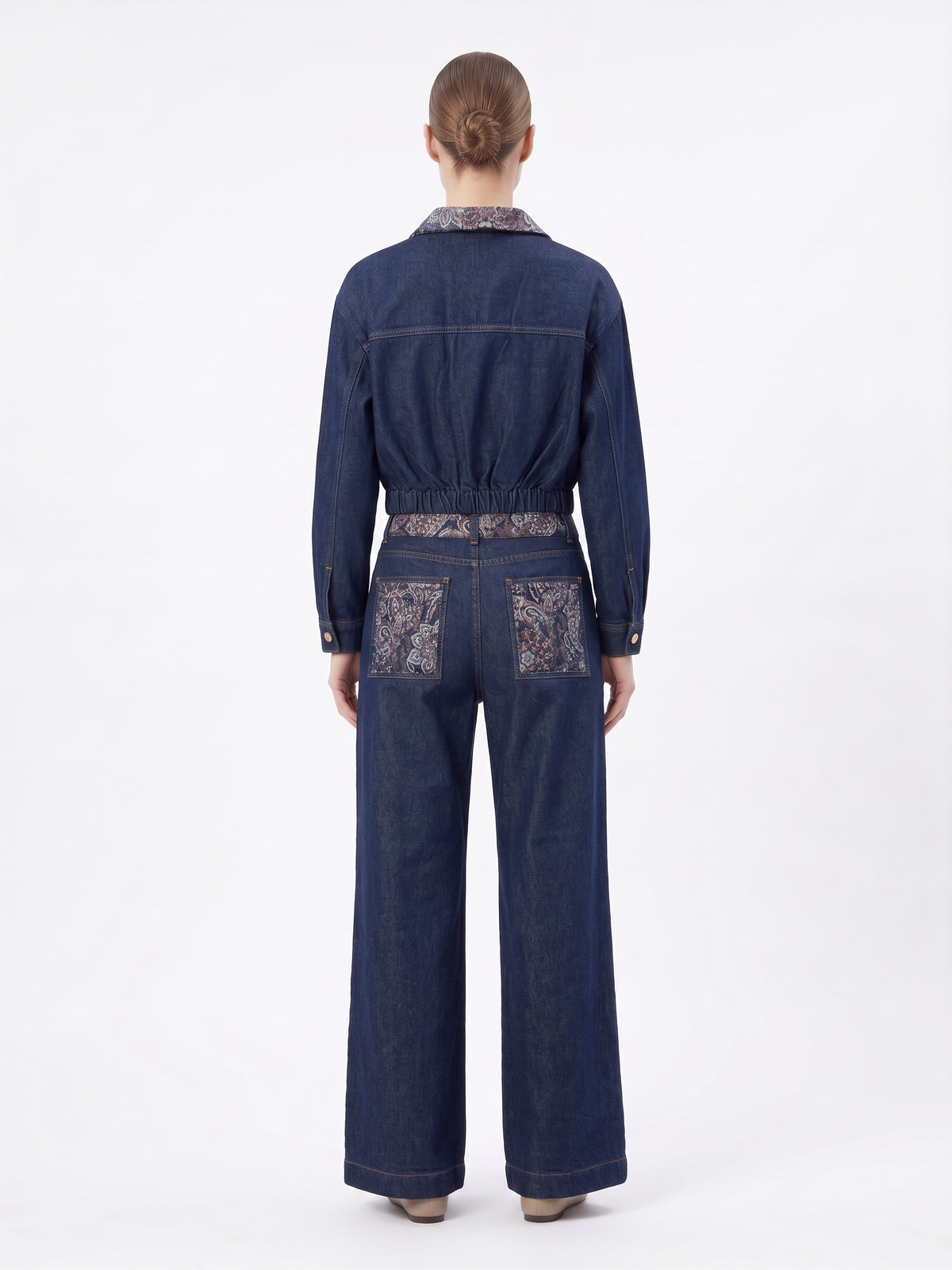 Presley Denim Bomber Ceket ve Pantolon Set