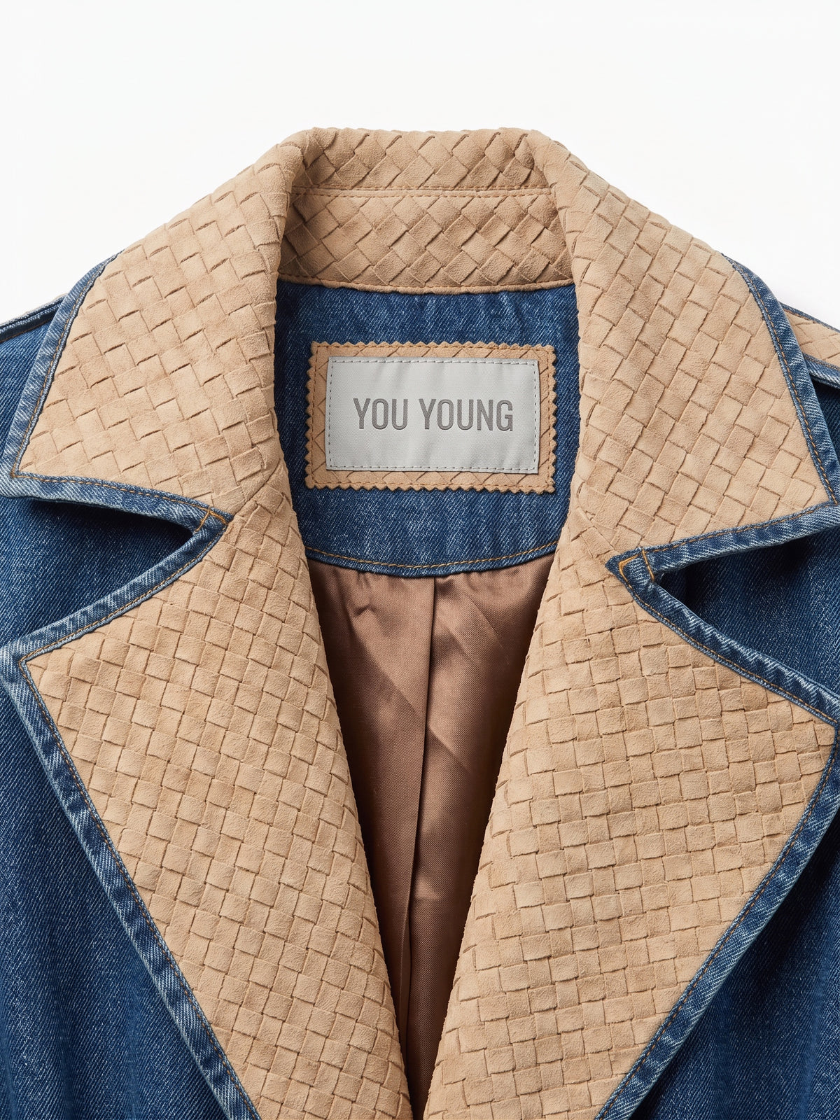 The Icon Denim Süet Trençkot